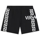 Black Logo Shorts, 1, hi-res