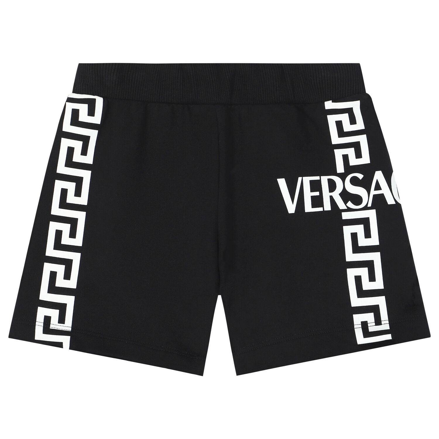 Black Logo Shorts, 1, hi-res