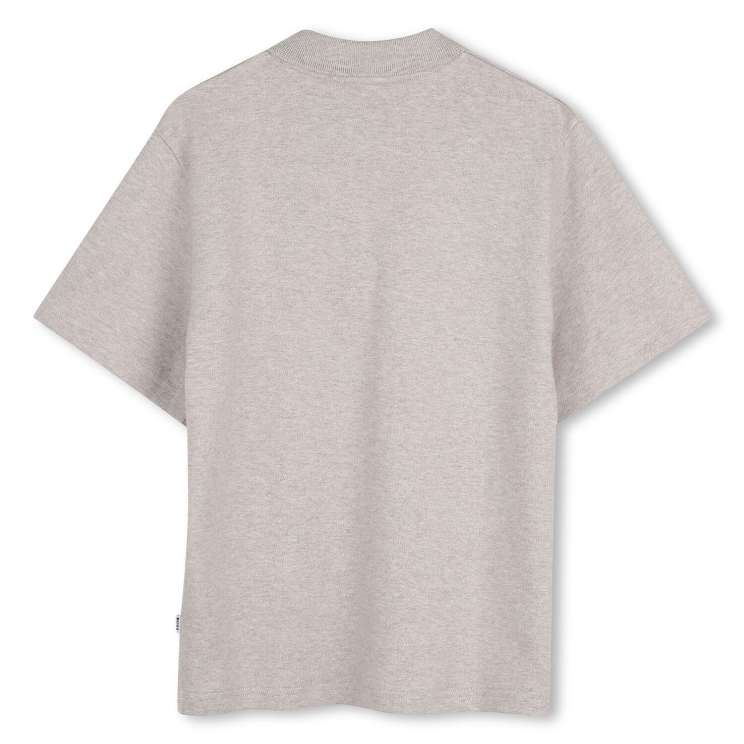 Boys Beige Logo Polo Shirt, 1, hi-res