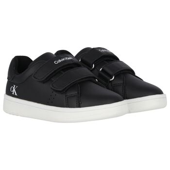 Black Logo Trainers