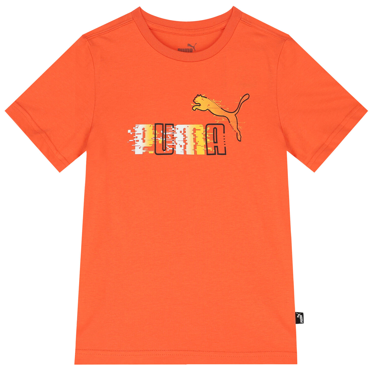 Boys Orange Logo T-Shirt, 1, hi-res