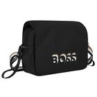 Black Logo Baby Changing Bag, 1, hi-res