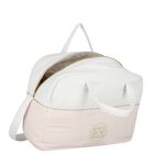 White & Pink Logo Baby Changing Bag, 2, hi-res