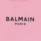 Younger Girls Pink Logo Dress Set , 1, hi-res