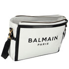 White & Black Logo Baby Changing Bag, 1, hi-res