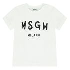 Younger White & Black Logo Shorts Set, 1, hi-res