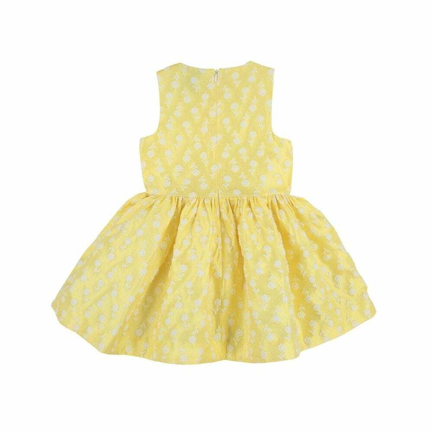 Girls Yellow Flower Dress, 1, hi-res image number null