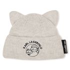Grey Hat & Bootie Ikonik Karl & Choupette Baby Gift Set, 1, hi-res