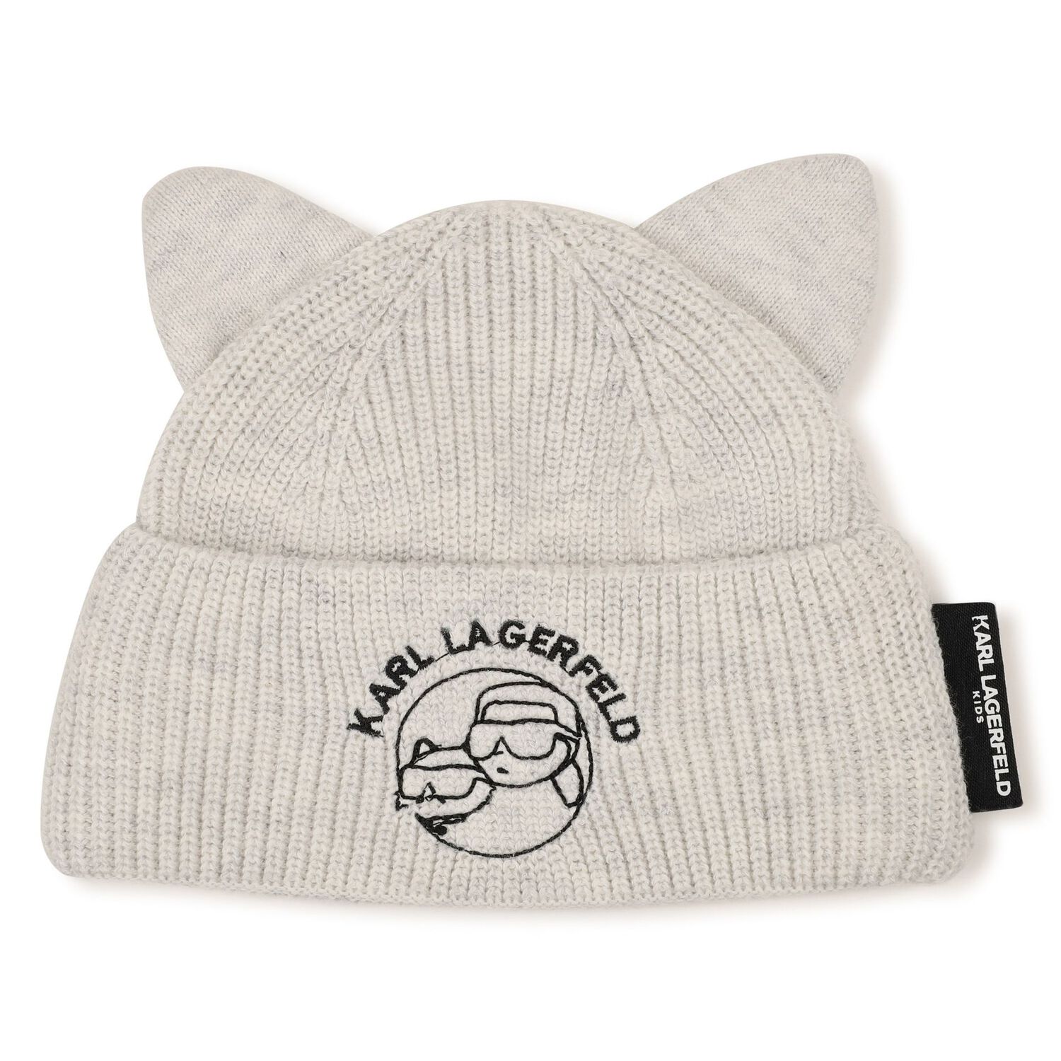 Grey Hat & Bootie Ikonik Karl & Choupette Baby Gift Set, 1, hi-res