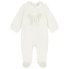 Baby Girls Ivory & Gold Butterflies Babygrow Gift Set, 1, hi-res
