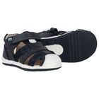 Younger Boys Navy Blue Sandals, 3, hi-res