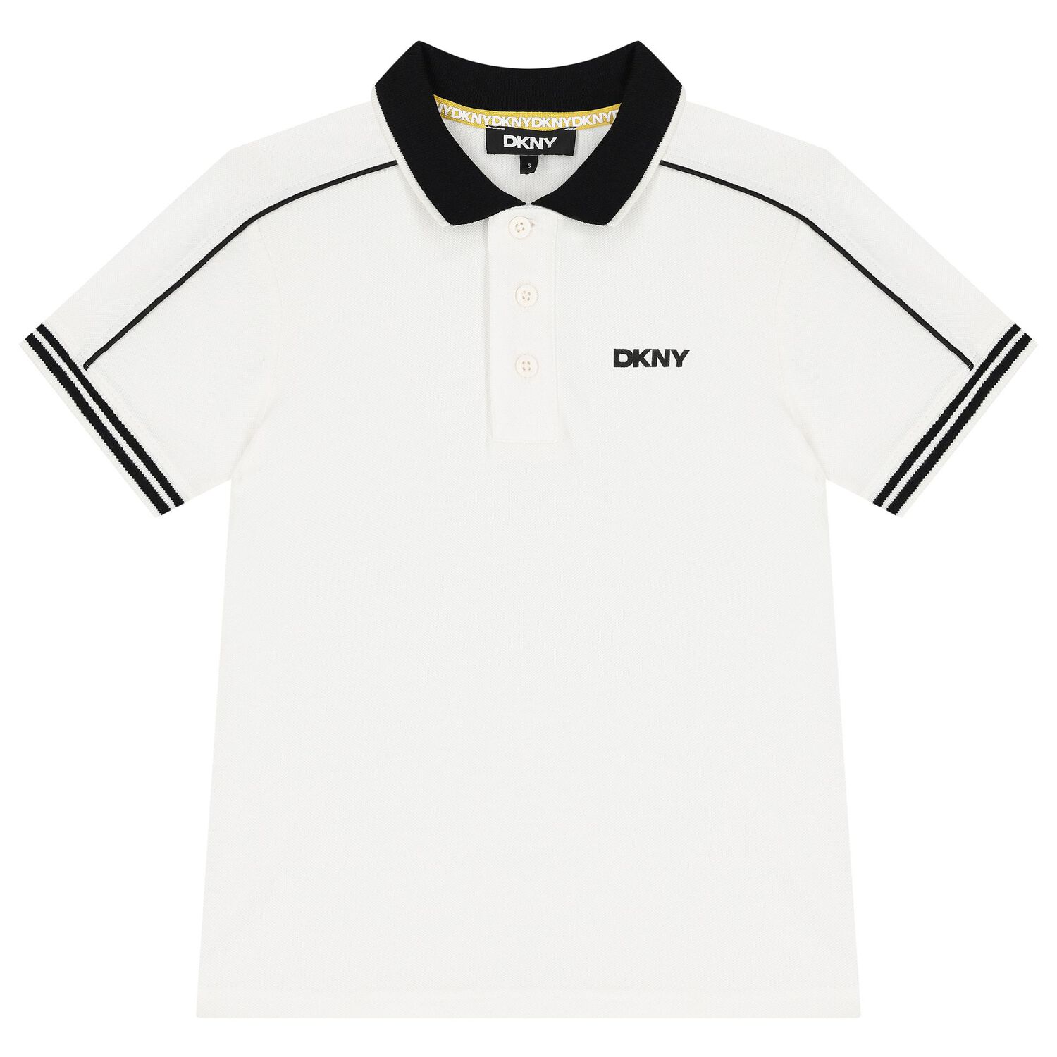 Boys White & Black Logo Shorts Set, 1, hi-res image number null