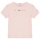 Girls Pink Logo T-Shirt, 1, hi-res