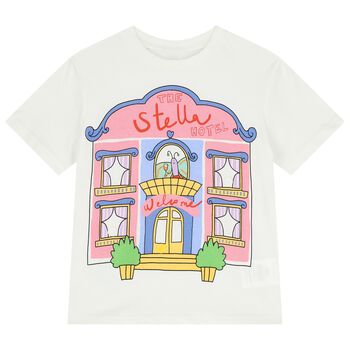 Girls Ivory Hotel T-Shirt 