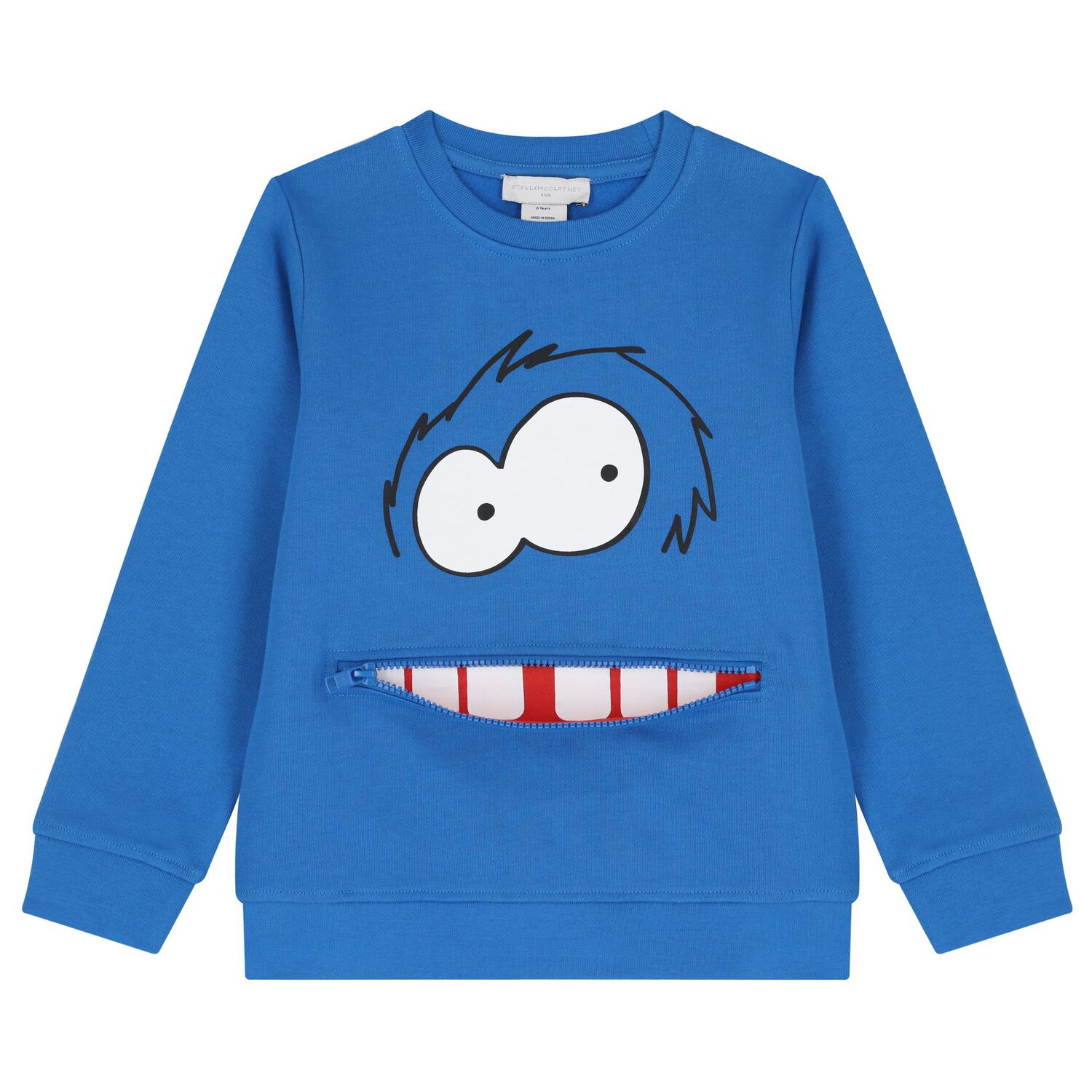 Boys Blue Yeti Sweatshirt, 1, hi-res