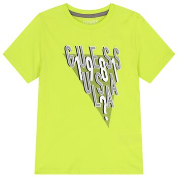 Boys Green Logo T-Shirt