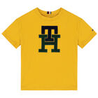 Boys Yellow Logo T-Shirt, 2, hi-res