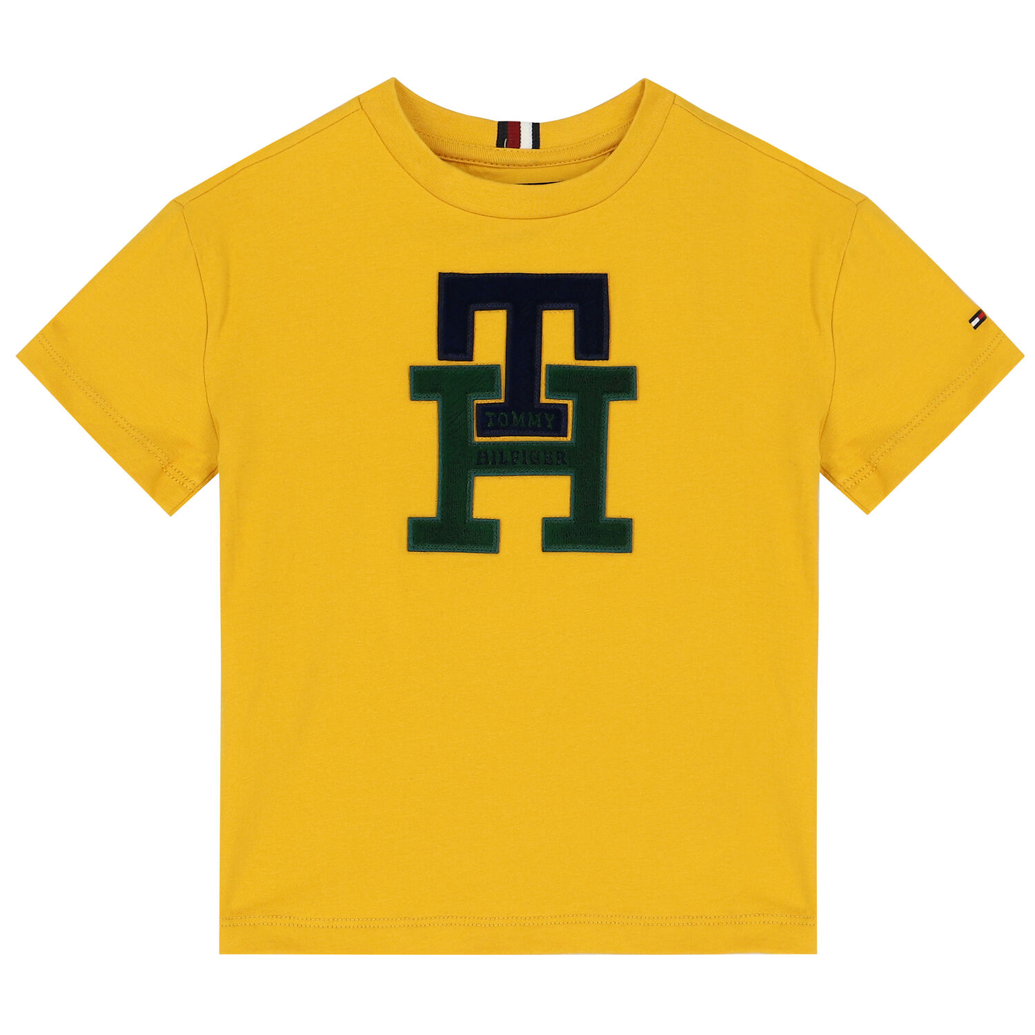 Boys Yellow Logo T-Shirt, 2, hi-res