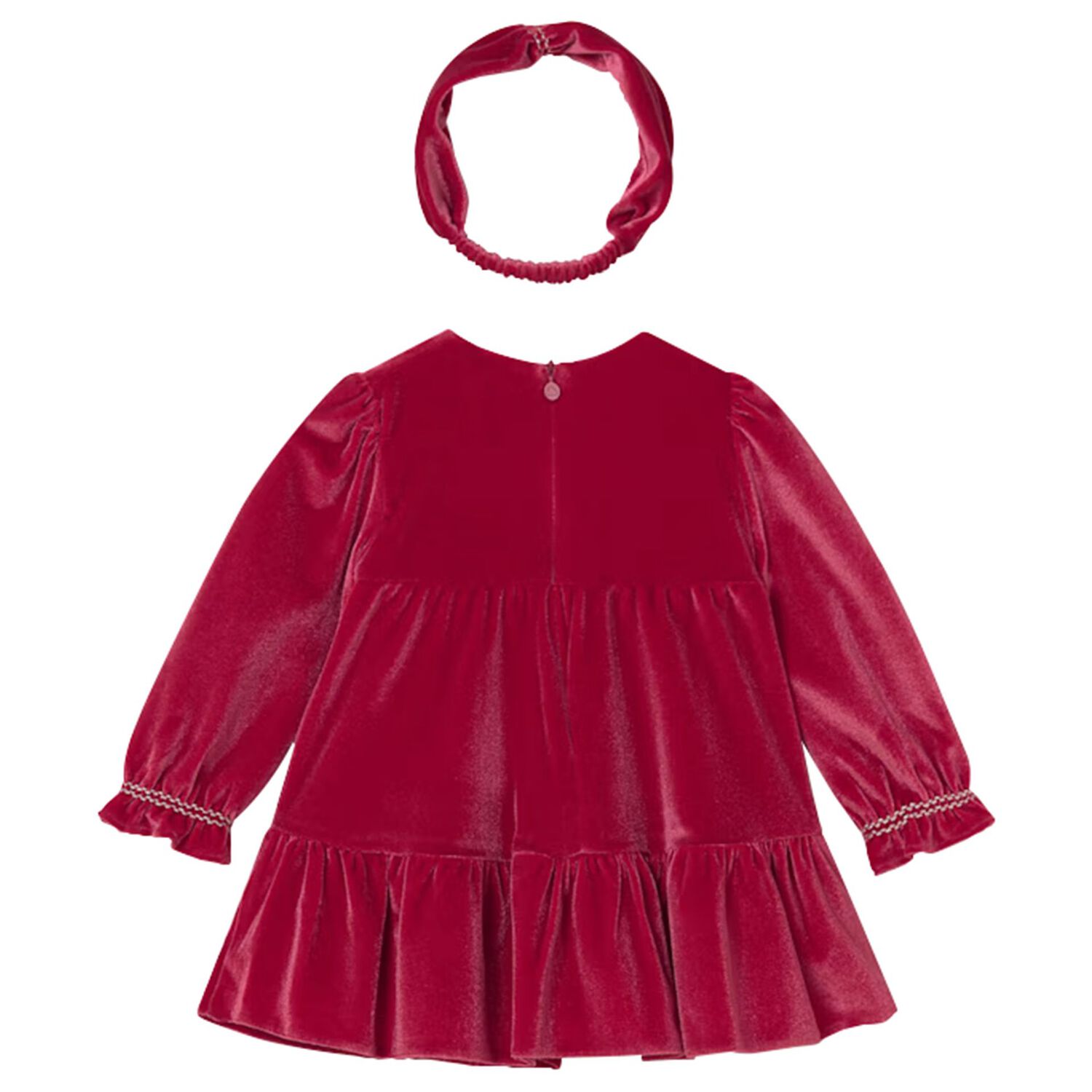 Younger Girls Red Dress Set, 3, hi-res image number null