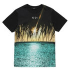 Boys Beach Print T-Shirt, 1, hi-res