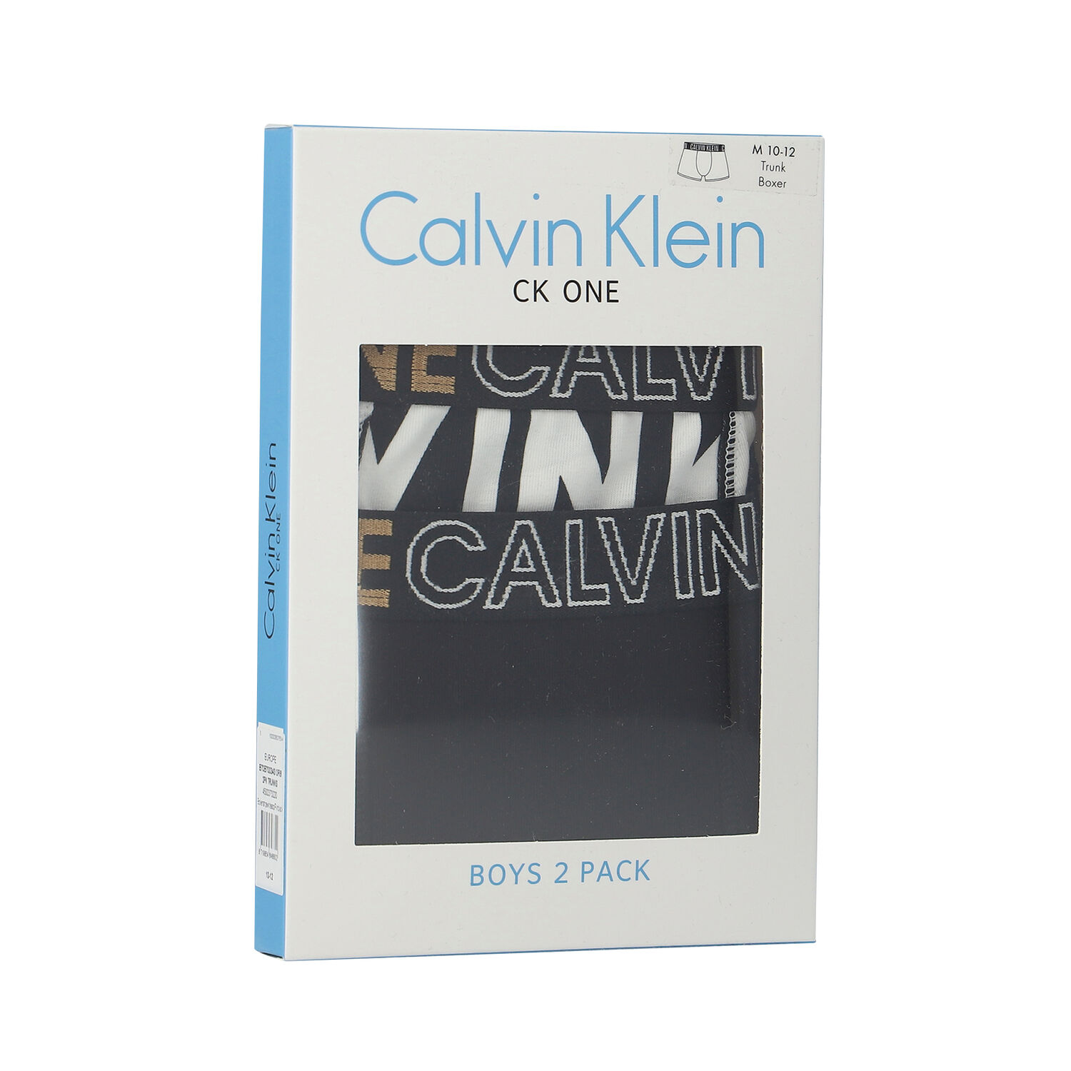 Boys Black Logo Boxer Shorts ( 2-Pack ), 5, hi-res