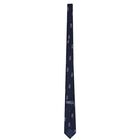Boys Navy Blue Polo Bear Logo Tie, 1, hi-res