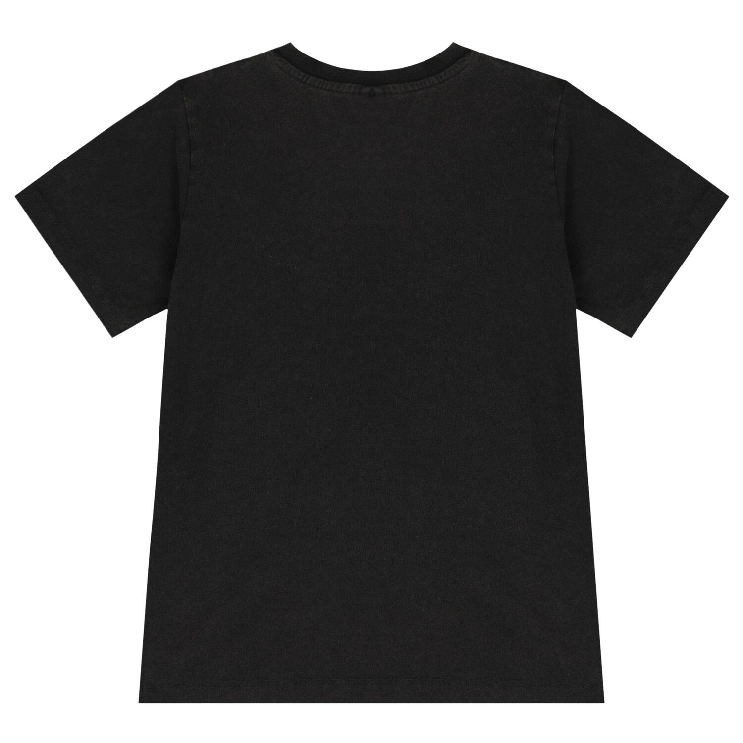 Boys Black Logo T-Shirt, 1, hi-res