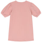 Girls Pink Logo Bag Dress, 2, hi-res