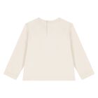 Younger Girls Ivory & Pink Cat 3 Piece Leggings Set, 2, hi-res