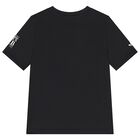 Black Football Logo T-Shirt, 1, hi-res