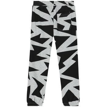 Boys Grey & Black Joggers