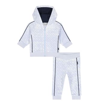 Baby Boys Blue Logo Tracksuit