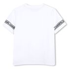 Boys Mini Me White Logo T-Shirt, 1, hi-res