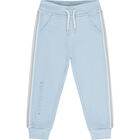 Boys Blue Logo Tracksuit, 1, hi-res