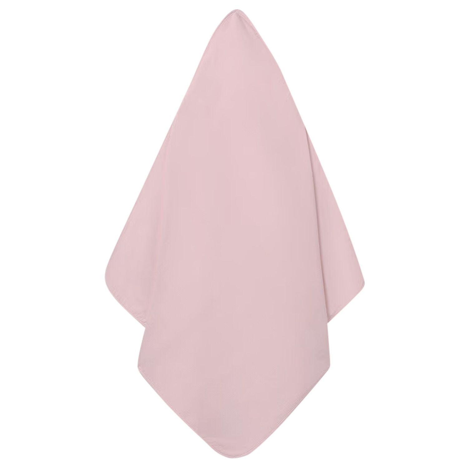 Baby Girls Pink Hooded Towel, 2, hi-res