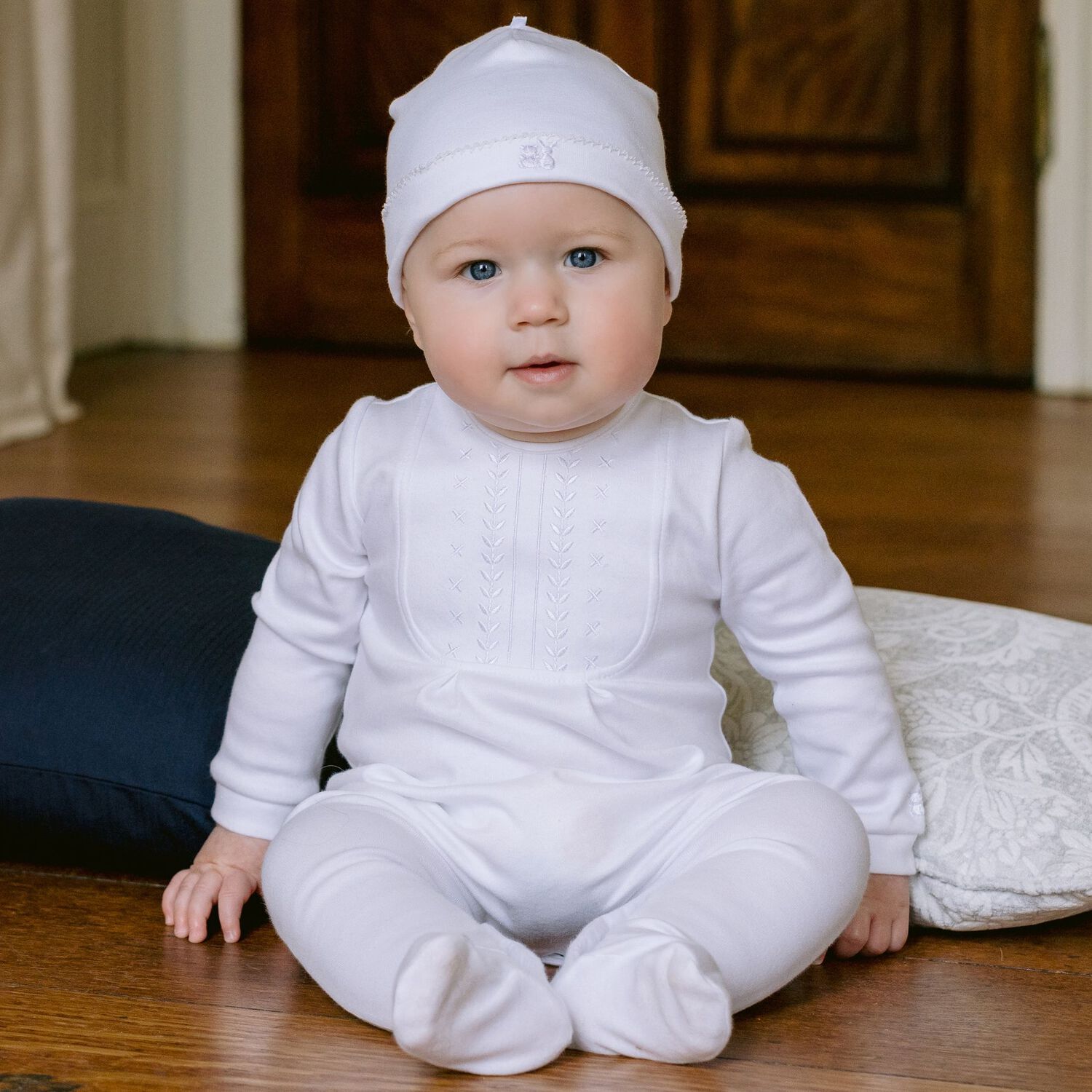 Baby White Babygrow Set, 1, hi-res