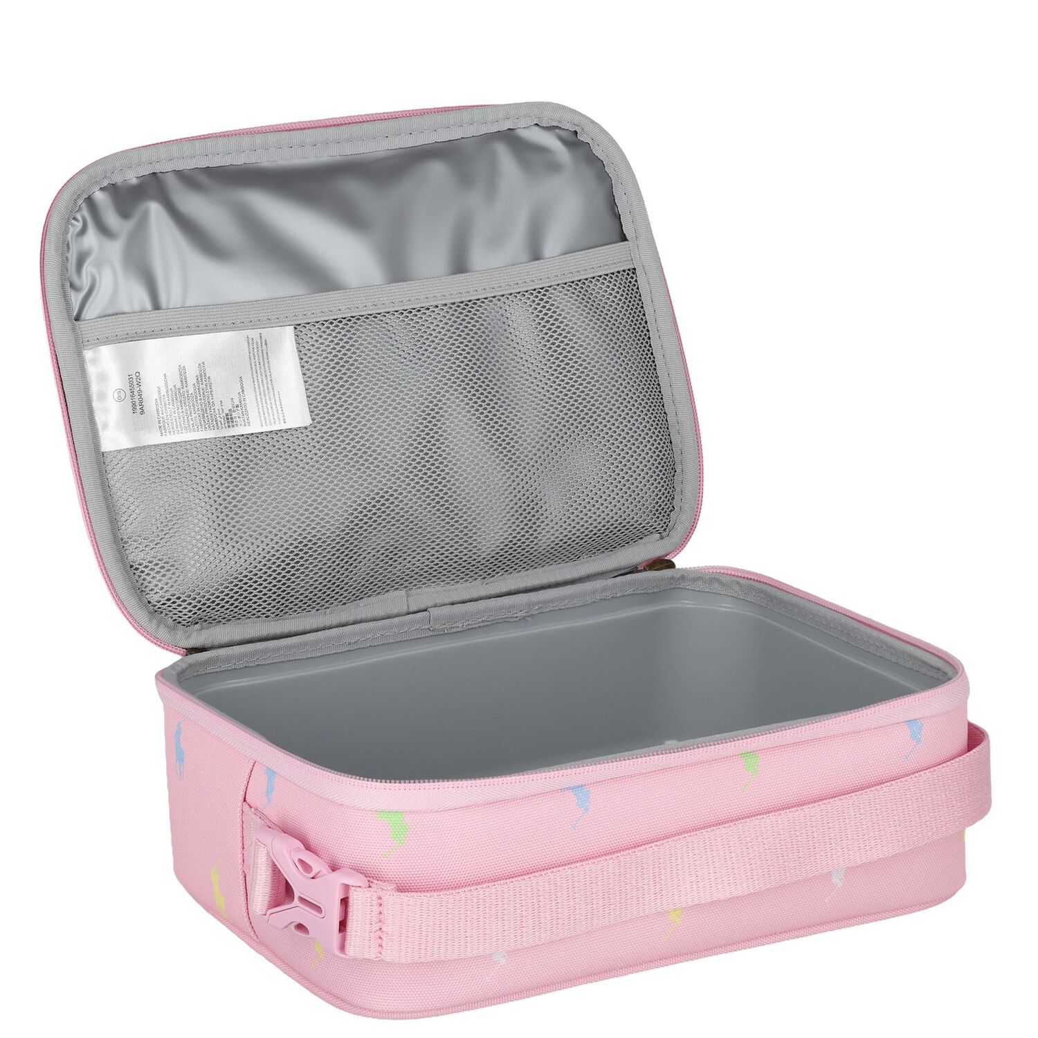 Girls Pink Pony Logo Lunch Bag ( 23cm ), 3, hi-res