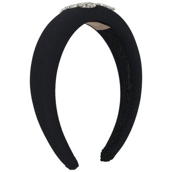 Girls Black Padded Headband