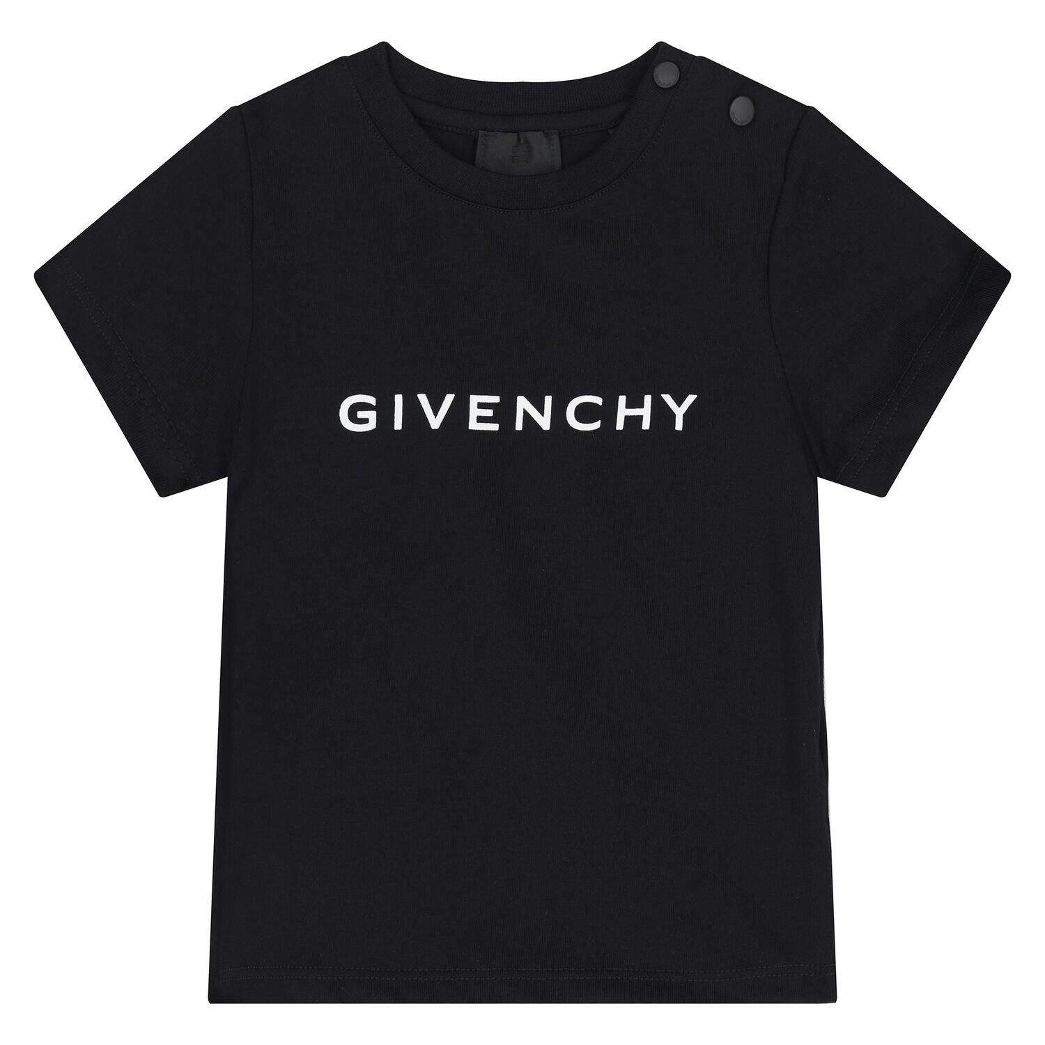 Younger Boys Black Logo T-Shirt, 1, hi-res image number null