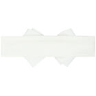 Baby Girls White Bow Headband, 3, hi-res