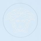 Baby Boys Blue & White Medussa Logo Blanket, 2, hi-res