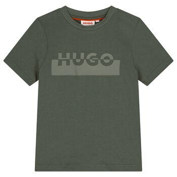 Boys Green Logo T-Shirt