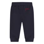 Baby Boys Navy Blue Teddy Bear Tracksuit (3 Piece), 2, hi-res