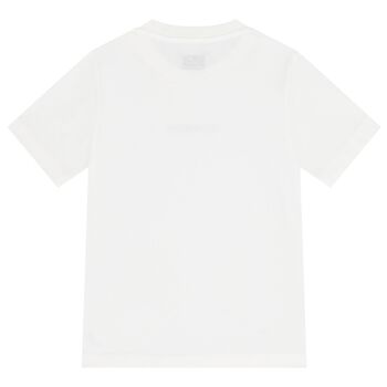 Boys White Logo T-Shirt