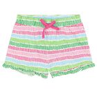 Younger Girls Pink & Green Shorts Set, 1, hi-res