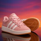 Girls Pink Campus 00s Trainers, 1, hi-res