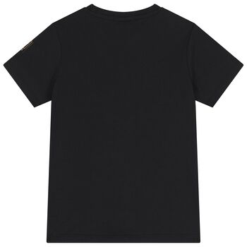 Boys Black Logo T-Shirt