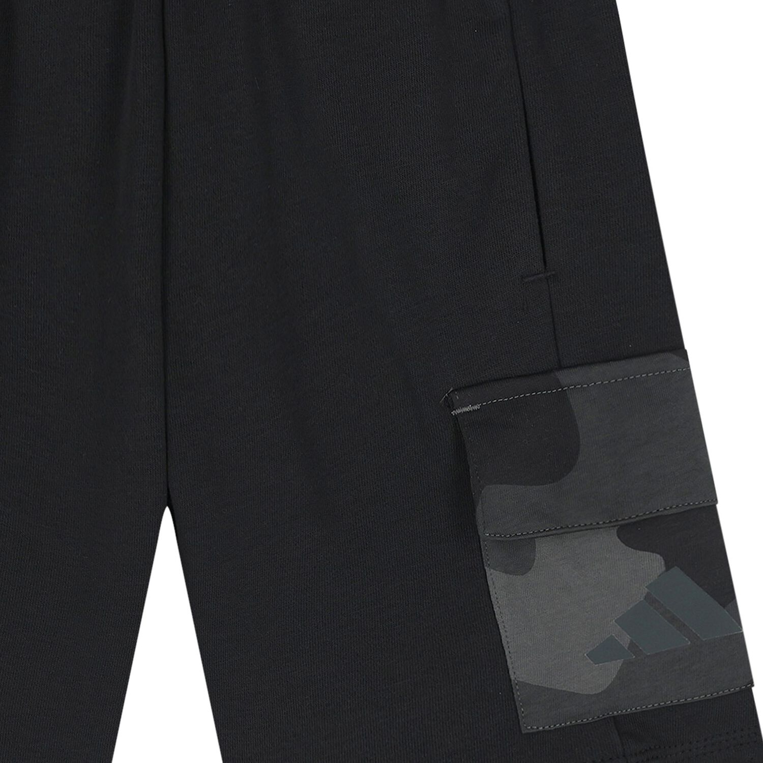 Boys Black Shorts, 1, hi-res