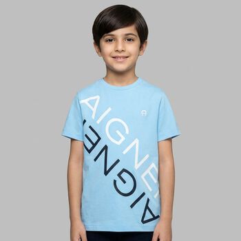 Boys Blue Logo T-Shirt