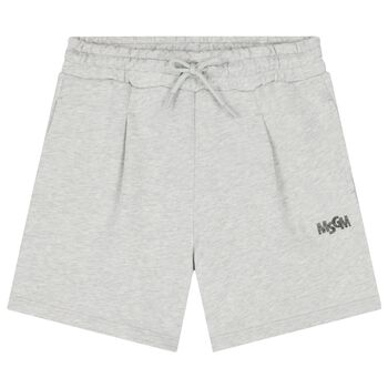 Boys Grey Logo Shorts